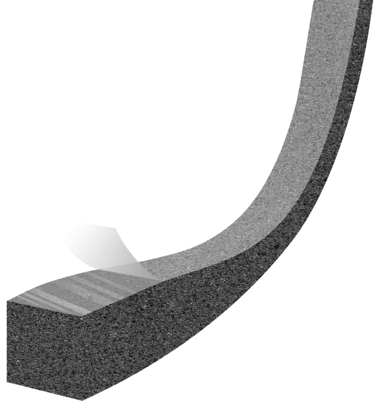 Frost King COLORmaxx Series EF41 Weather Seal, 1 in W, 13 ft L, 1 in Thick, Foam Silicone, Black