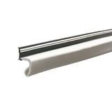 Frost King ES181W25 Door Weatherseal, 3/4 in W, 1/2 in Thick, 81 in L, PVC, White
