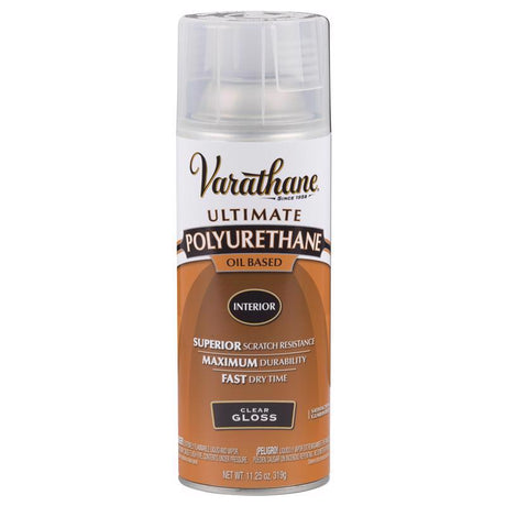 Varathane Ultimate Gloss Clear Oil-Based Polyurethane 11.25 oz, Pack of 6