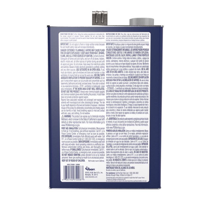 Klean Strip Green Acetone Lacquer Thinner 1 gal, Pack of 4