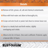 Rust-Oleum Stops Rust Indoor and Outdoor Flat Black Oil-Based Rust Reformer 10.25 oz, Pack of 6