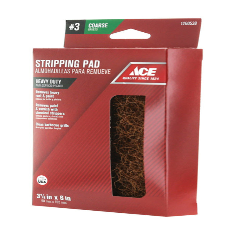 Ace 3 Grade Coarse Stripping Pad 1 pk, Pack of 5