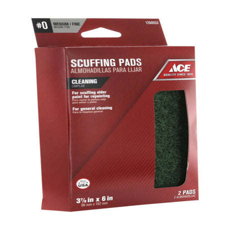 Ace 0 Grade Very Fine Cleaning and Scuffing Pad 2 pk, Pack of 5