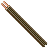 CCI 601266607 Lamp Cord, 16 AWG Wire, 2-Conductor, 250 ft L, Copper Conductor, PVC Insulation, Light Brown Sheath, 13 A
