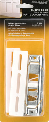 Prime-Line N 6661 Closet Door Guide, Plastic/Steel, White, Floor