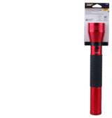 PowerZone 12164 Flashlight, D Battery, D Battery, LED Lamp, 300 Lumens, 210 m Beam Distance, 6 hr Run Time, Red