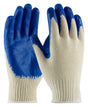 PIP 39-C122/L Coated Gloves, L, 9.8 in L, Knit Wrist Cuff, Natural Rubber Latex Coating, Cotton/Polyester