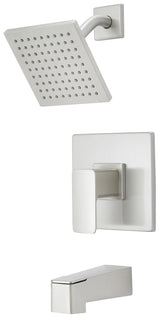 Boston Harbor F12A0006NP Faucet Tub-Shower, Fixed-Mount Showerhead, 1.75 gpm Showerhead, 1-Spray Setting, 2, 3-Handle