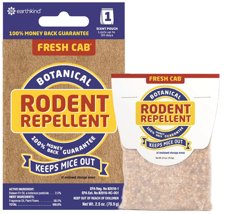 earthkind FC1P12CS Fresh Cab Botanical Repellent, Repels: Rodent, Pack of 12