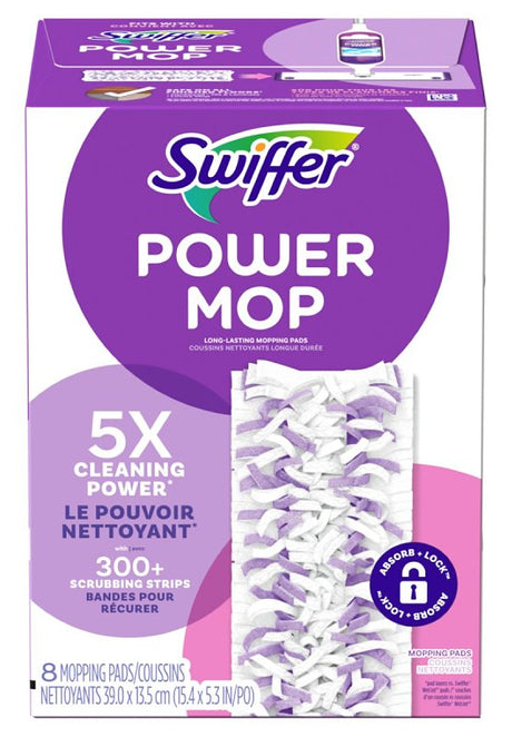 Swiffer PowerMop Series 81891 Mopping Pad Refill, Pack of 2