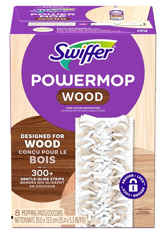 Swiffer PowerMop Series 81914 Mopping Pad Refill, Pack of 2
