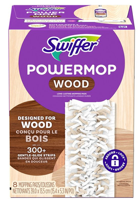 Swiffer PowerMop Series 81914 Mopping Pad Refill, Pack of 2