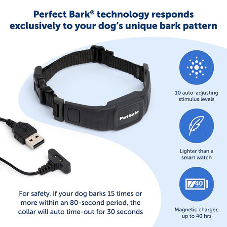 PetSafe NanoBark Series PBC00-17758 Dog Bark Collar, Battery