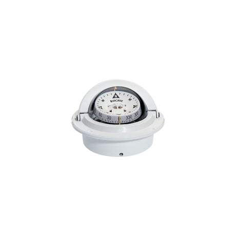 Voyager Compass-Flush Mount, Combi Dial, White