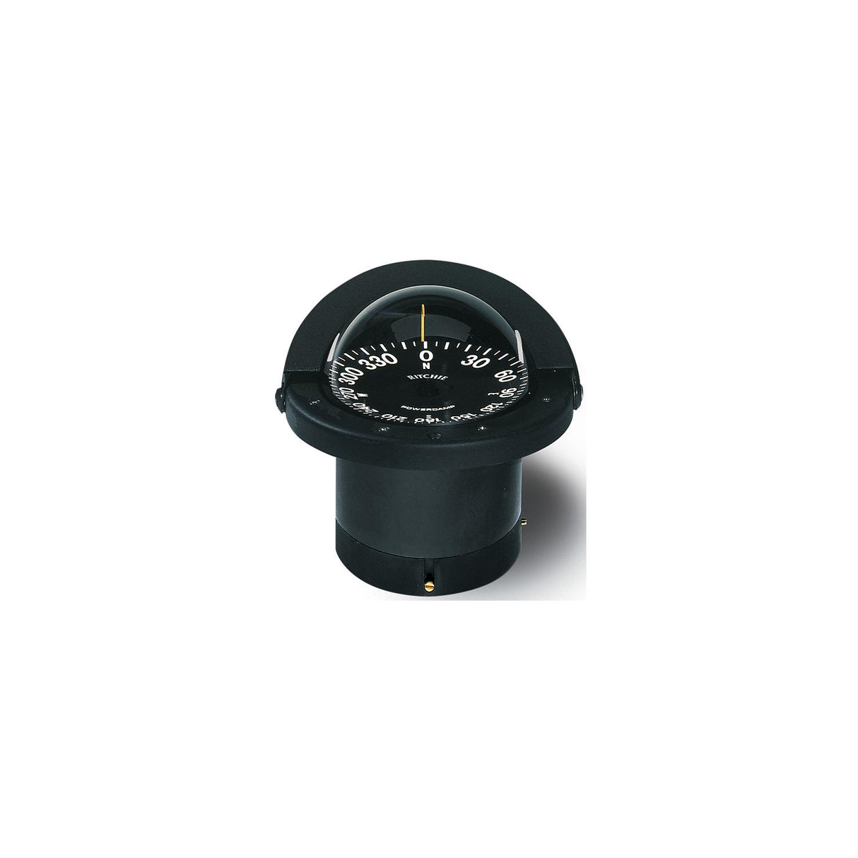 Navigator Compass, Flush Mt., Flat Dial, Black