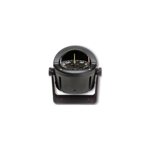 Helmsman Compass Bracket Mt., Flat Dial, Black