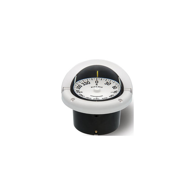 Helmsman Compass-Flush Mt., Flat Dial, White