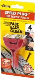 Genuine Victor 60204-8 Repair Kit, Includes: (2) Small and (2) Large Plug and Go Tire Plugs