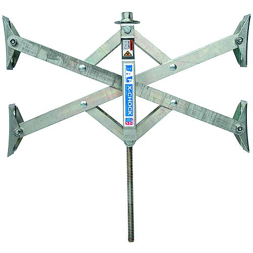 Bal Products 28024 X-Tended X-Chock Tire Locking Chock with 17" Extension for RV Trailers, Set of 2 Chocks