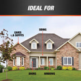 DAP Dynaflex 230 White Premium Latex Door/Siding/ Window Sealant 10.1 oz, Pack of 12