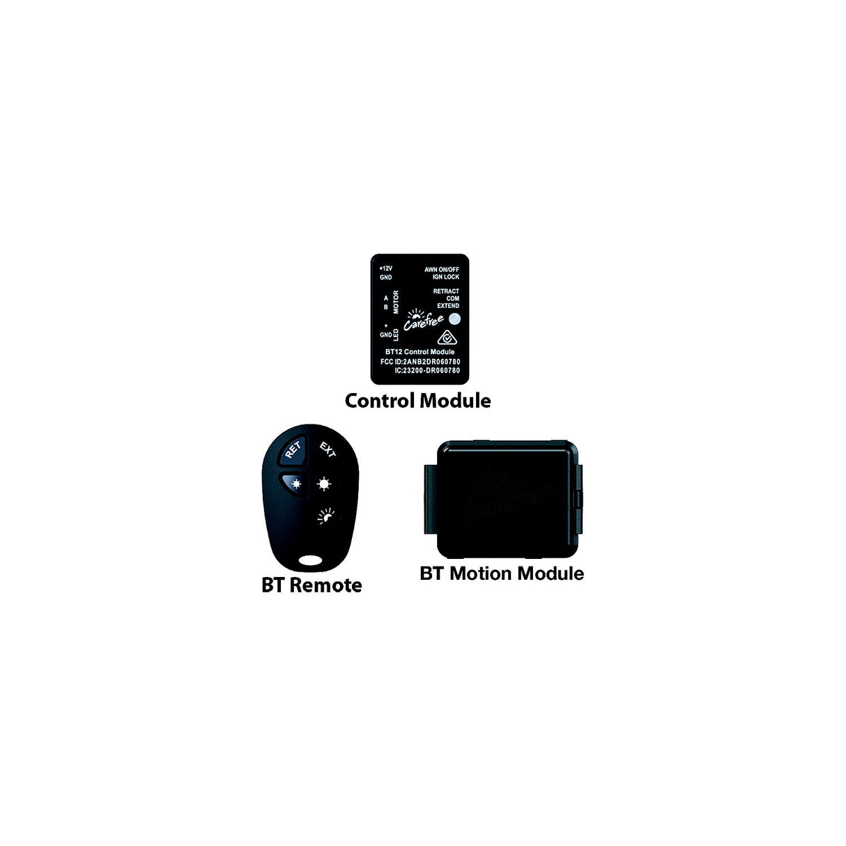 Carefree 901605 Carefree Connects Wireless Awning Control System, Control Module, BT Motion Sensor, BT Remote