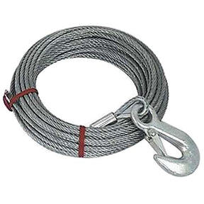 Powerwinch P7185400AJ Cable With Hook, 7/32" x 50'
