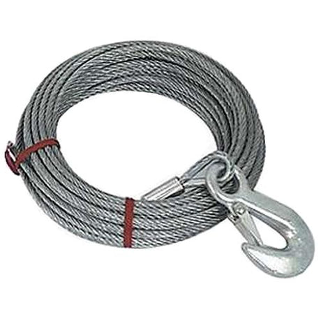 Powerwinch P7185400AJ Cable With Hook, 7/32" x 50'