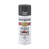 Rust-Oleum Stops Rust Dark Gray Flat Oil-Based Alkyd Spray Primer 12 oz, Pack of 6