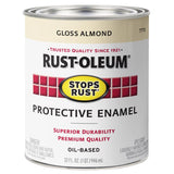 Rust-Oleum Stops Rust Indoor and Outdoor Gloss Almond Oil-Based Protective Paint 1 qt, Pack of 2
