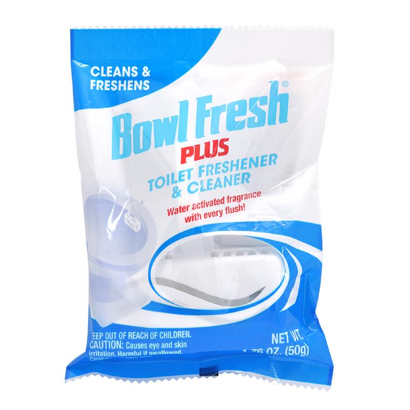 Bowl Fresh Clean Scent Toilet Deodorizer and Cleaner 1.76 oz Tablet, Pack of 24