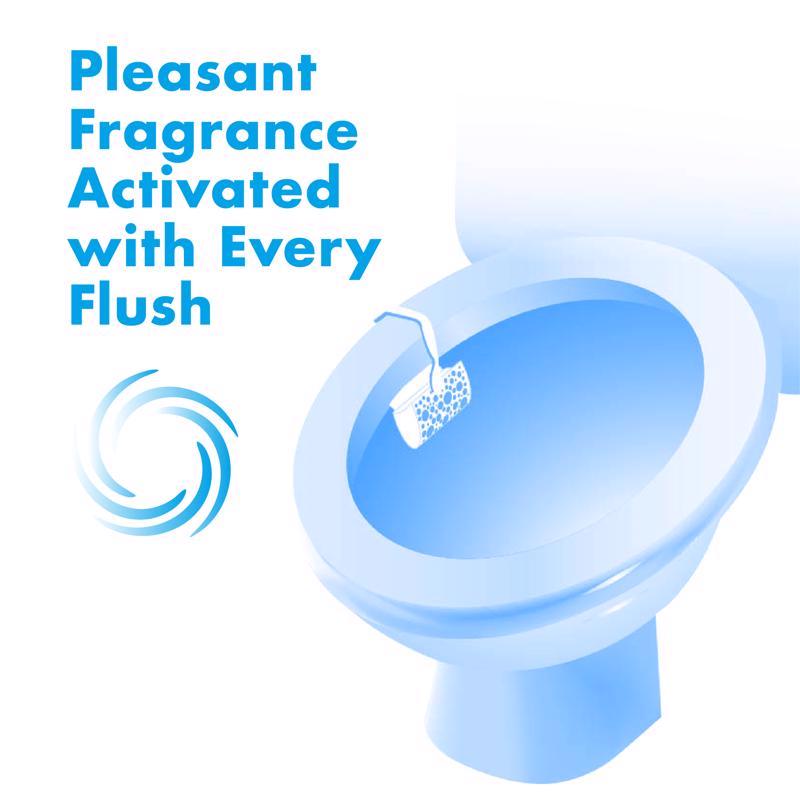 Bowl Fresh Clean Scent Toilet Deodorizer and Cleaner 1.76 oz Tablet, Pack of 24