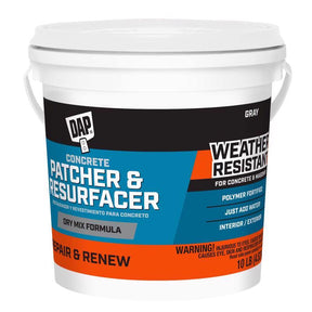 DAP Concrete Resurfacer 10 lb Gray, Pack of 4