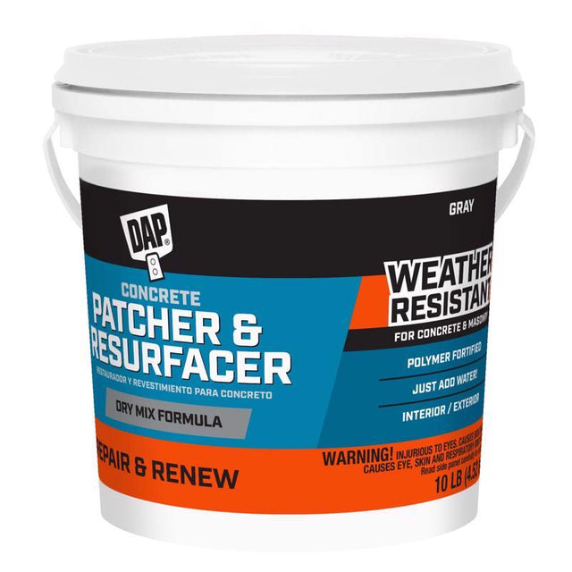 DAP Concrete Resurfacer 10 lb Gray, Pack of 4