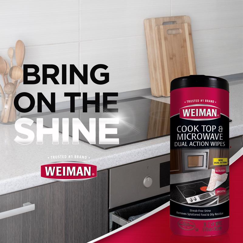 Weiman No Scent Cooktop Cleaner 30 ct Wipes