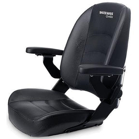 Shockwave SW04920HD Commander Heavy Duty Sport/Fishing Seat, Black