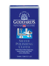 Goddard's Mild Scent Silver Polish 1 wipes Cloth, Pack of 6