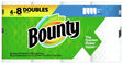 Bounty 80798323 Paper Towel, 11 in L, 6 in W, 2 -Ply, Pack of 6