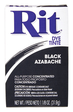 Rit 1.13 oz Black For Fabric Dye, Pack of 6