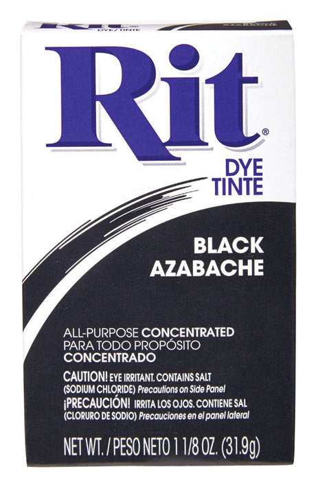 Rit 1.13 oz Black For Fabric Dye, Pack of 6