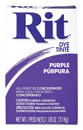 Rit 1.13 oz Purple For Fabric Dye, Pack of 6