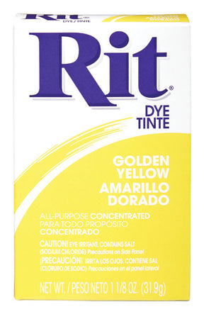 Rit 1.13 oz Golden Yellow For Fabric Dye, Pack of 6