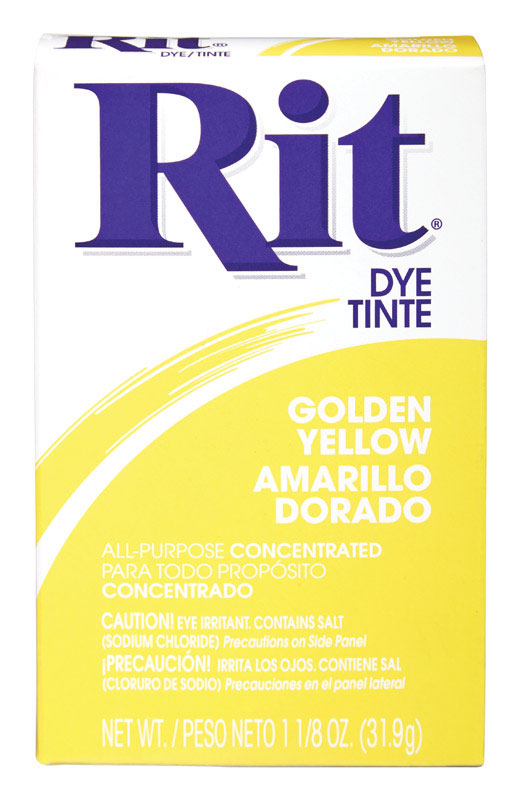 Rit 1.13 oz Golden Yellow For Fabric Dye, Pack of 6