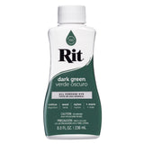 Rit 8 oz Dark Green For Fabric Dye, Pack of 3