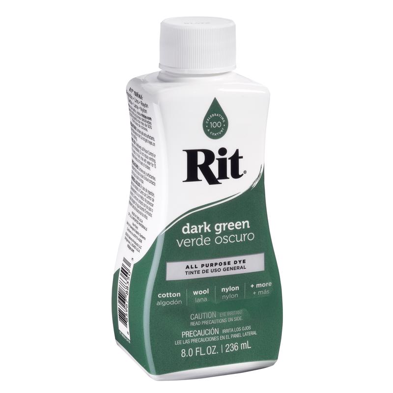 Rit 8 oz Dark Green For Fabric Dye, Pack of 3