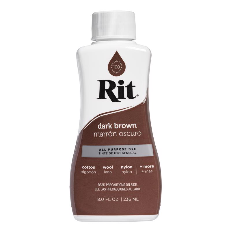 Rit 8 oz Dark Brown For Fabric Dye, Pack of 3