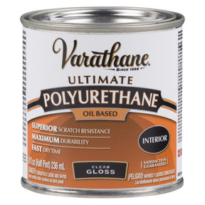 Varathane Premium Gloss Clear Oil-Based Polyurethane 0.5 pt, Pack of 4