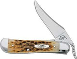 Case XX 00260 Folding Pocket Knife, 2.7 in L Blade, Tru-Sharp Surgical Stainless Steel Blade, 1-Blade, Jigged Handle