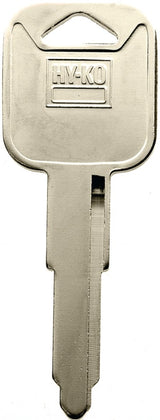 Hy-Ko 11010B58 Key Blank, Brass, Nickel, B58 Key Number, Pack of 10