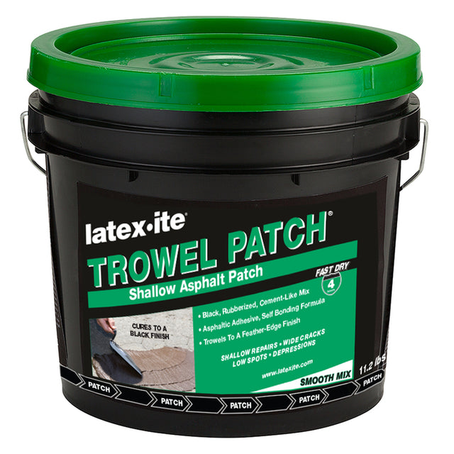 Latex-Ite Trowel Patch Black Asphalt Patch 1 gal, Pack of 6