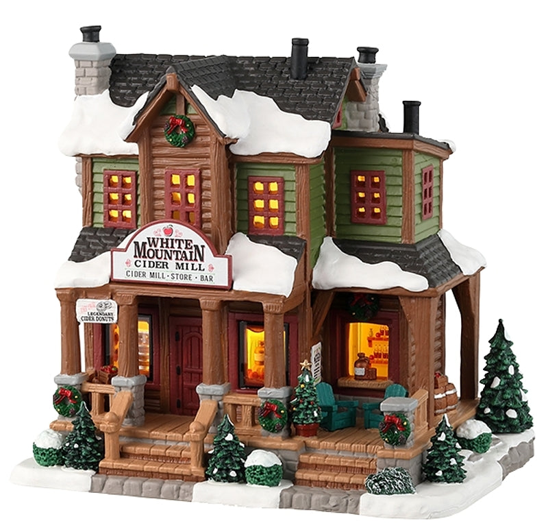 Lemax 35071 White Mountain Cider Mill, Pack of 4